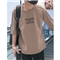 宾的短袖t恤男条纹针织衫新款衣服春季打底衫时尚男士上衣圆领套头半袖 851 卡其 聚酯纤维 XL